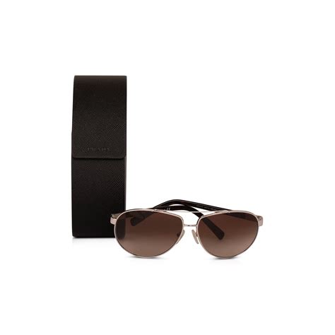 Prada SPR670 Aviator Sunglasses w/ Case – Oliver .